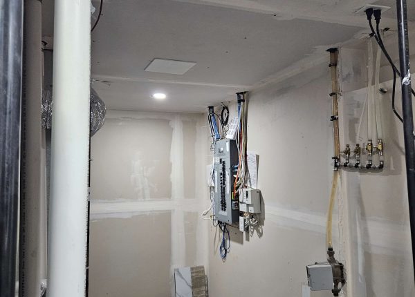 Installing Furnace in the Basement Renovation at Silverado, Calgary - YYC Renovate